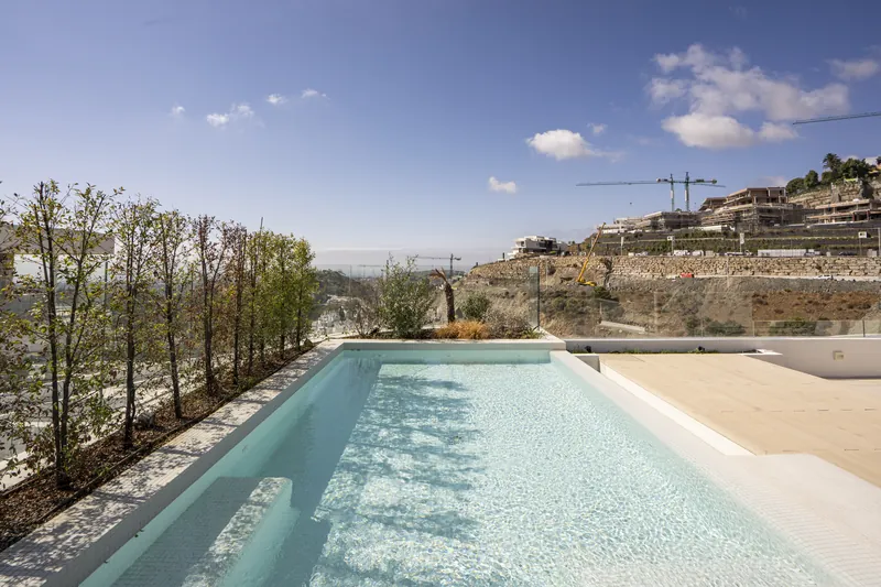 Photo: penthouse roof terrace with private pool. 4-bedroom penthouse